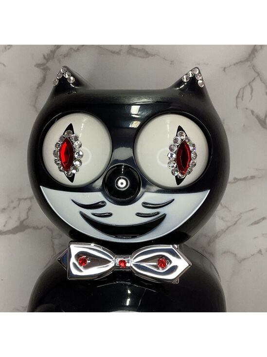 Kit-Cat Klock Other - Rare Jeweled Commemorative Edition Tuxedo Kit-Cat Klock Clock OOAK